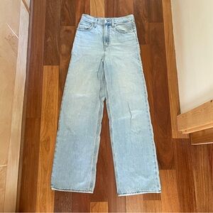 Levi's High Loose Wide Leg Jeans 25x31